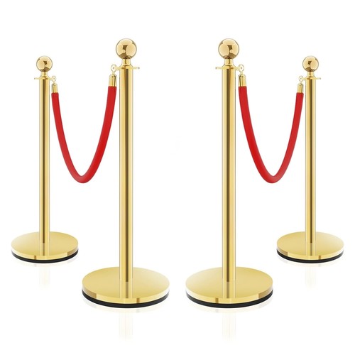 Crowd control stanchions with - control,
