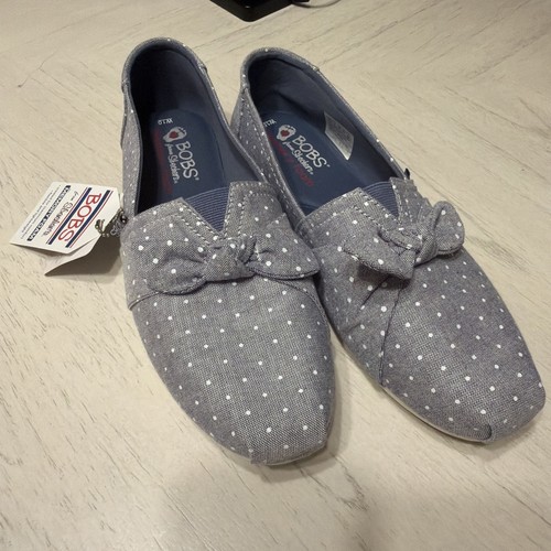 Bobs skechers blue polka dot - blue,