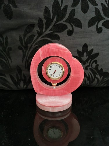 Onyx marble clock - onyx,