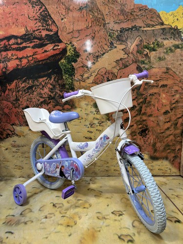 Huffy kids white frozen - 16",