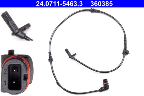 Front sensor wheel speed - front,
