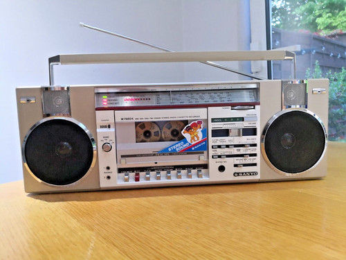 Sanyo 7880k boombox - sanyo, m-7880k