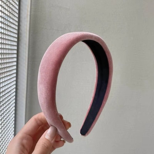 Velvet aliceband hair band - velvet,