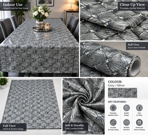 Wipe clean tablecloth - clean, pvc