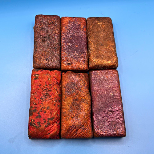 Lot copper big hand - lot, 6