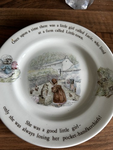Wedgwood beatrix potter plate - beatrix,