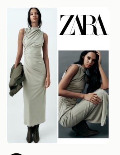 Zara new woman greenish - new,
