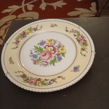 SoHo Pottery Ambassador Ware England Hampton Court Bread Dessert Plate VTG 1950