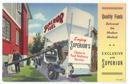 Superior fuel delivery truck - delivery,