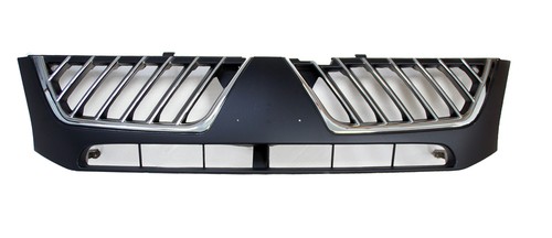 Front radiator grille black - front,