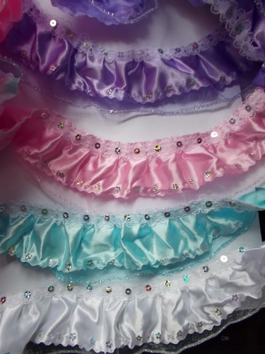 Satin ribbon over - ribbon,