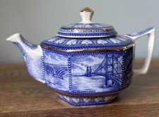Unused 1996 Vintage Wade Ringtons Teapot The Mailing 1920 North East Bridges 