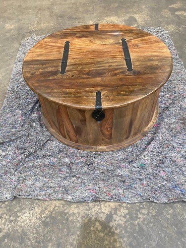 Sheesham wood natural round - sheesham,