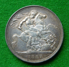 1887 VICTORIA CROWN - EF+