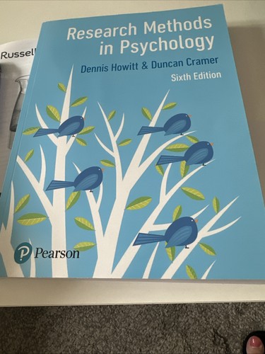 Research methods psychology - in,