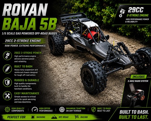 Rovan baja scale rc - 5b,