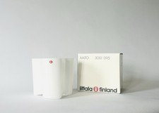 Alvar Aalto Savoy Glass Vase Iittala Finland White Opale 9.5cm Boxed Unused