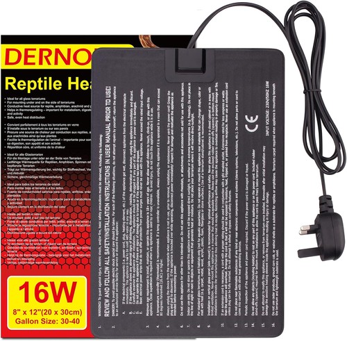 Dernord 16w reptile heat mat - 16w,