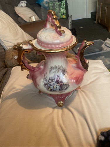 Vintage staffordshire tea pot - tea,