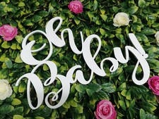 OH BABY! wooden baby shower