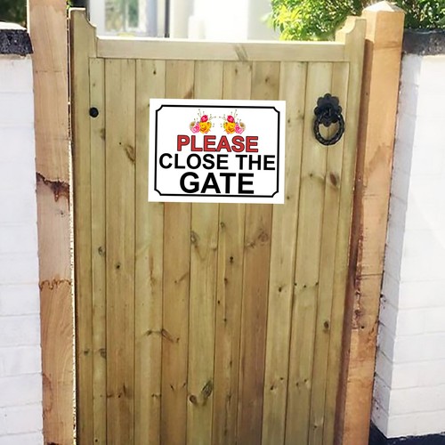 Please close the gate bright - gate,