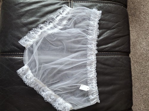 Sissy sheer white nylon full - white,