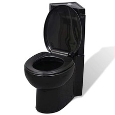 WC Ceramic Toilet Bathroom Corner Toilet White