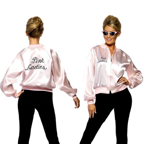 Ladies licensed grease pink - licensed,