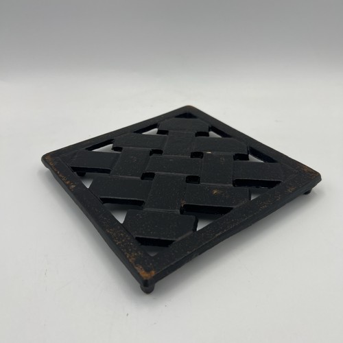 Vintage black square cast - black,