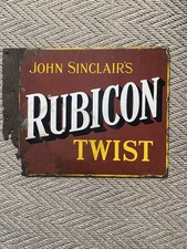 Antique Enamel Snuff Advertising Sign Old Vintage Automobilia