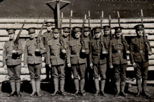 Group Portrait Bayonet Gun