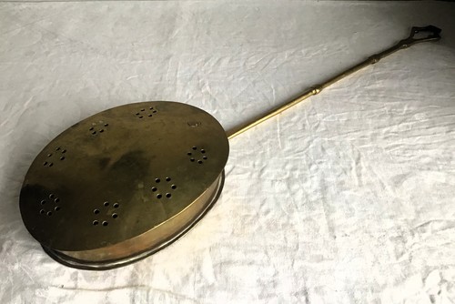 Antique brass long handled - long,