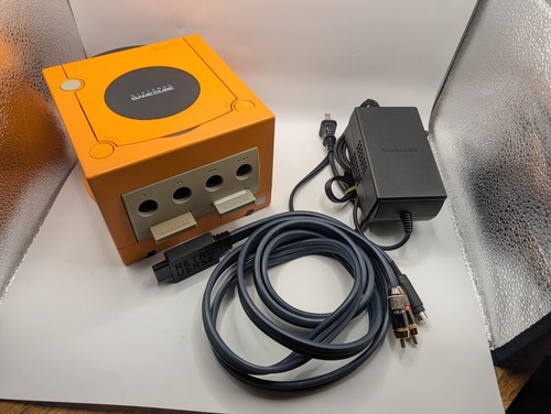 Nintendo gamecube spice orange - gamecube,