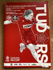 Hemel Hempstead Town v Bishop’s Stortford (F A Cup 2QR) 13/9/2025