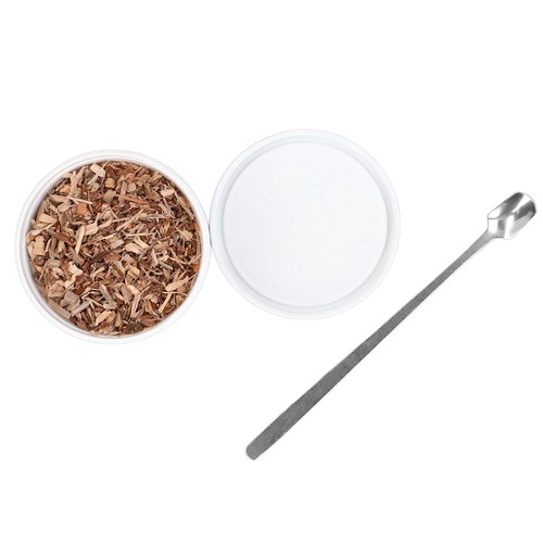 Smoking wood shavings - (oak)smoking,