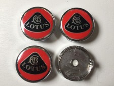 4 pcs Lotus Alloy Wheel Center Cap Hub Centre Caps Brand New 60mm Red Black