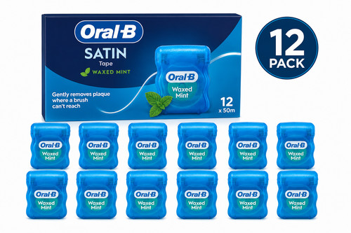 Oral satin tape dental - oral-b, floss