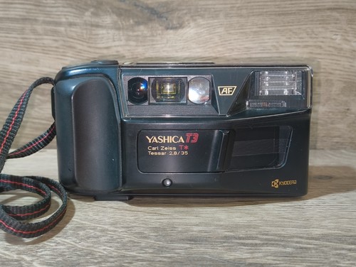 Yashica compact film camera - yashica,