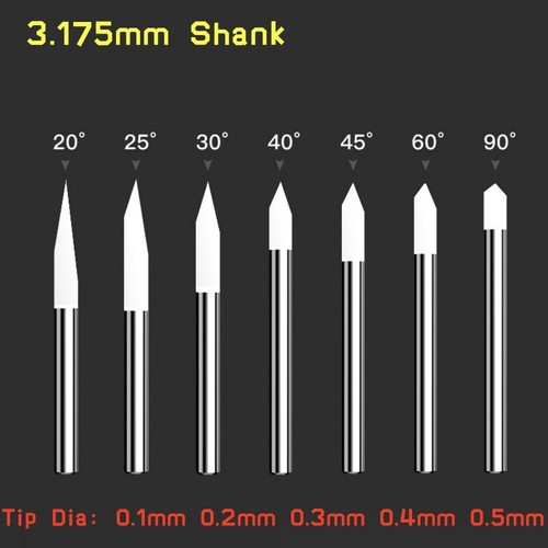 Carbide flat bottom engraving - carbide,