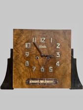 Swiss Zenith Clock Walnut Art