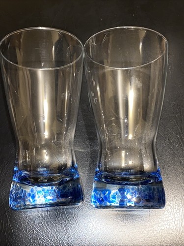 Two blue denby jetty tumblers - two,