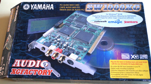 Yamaha sw1000xg pci audio - yamaha, &