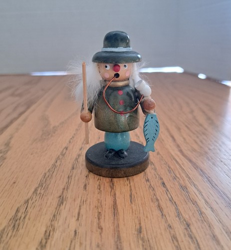 Vintage german fisherman wood - vintage,