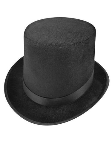 Black top hat - top, adult