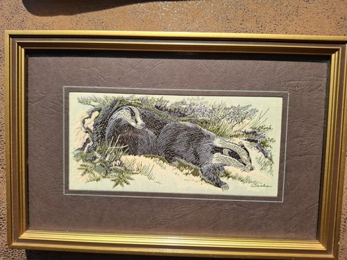 Cash badger woven silk - &,