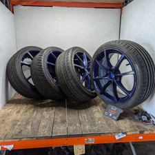 TSW 8-Spoke Dark Blue Wheel