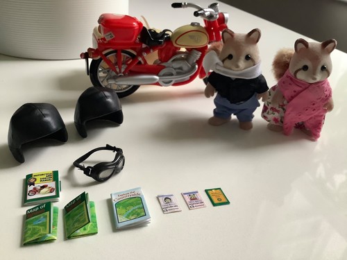 Sylvanian families motorcycle - sylvanian,