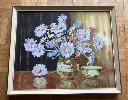 Vintage scabious and - vintage,