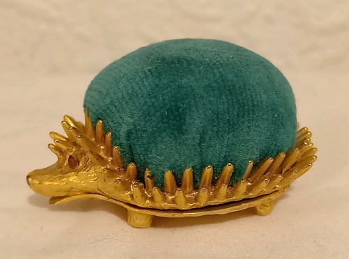 Vintage hedgehog pincushion - vintage,