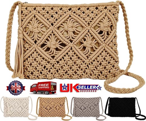 Straw crossbody bag for women - crossbody,
